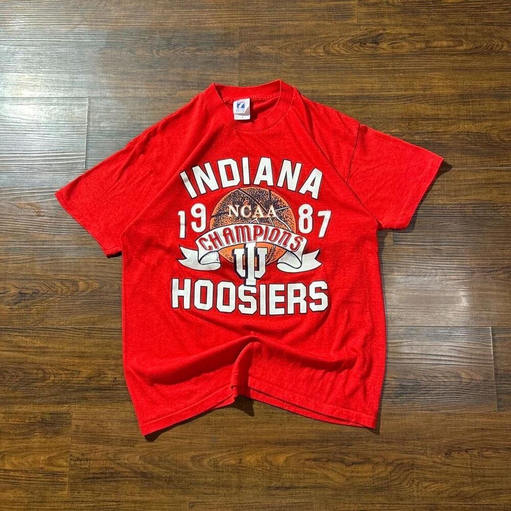 Logo-7 Men's Red T-shirt